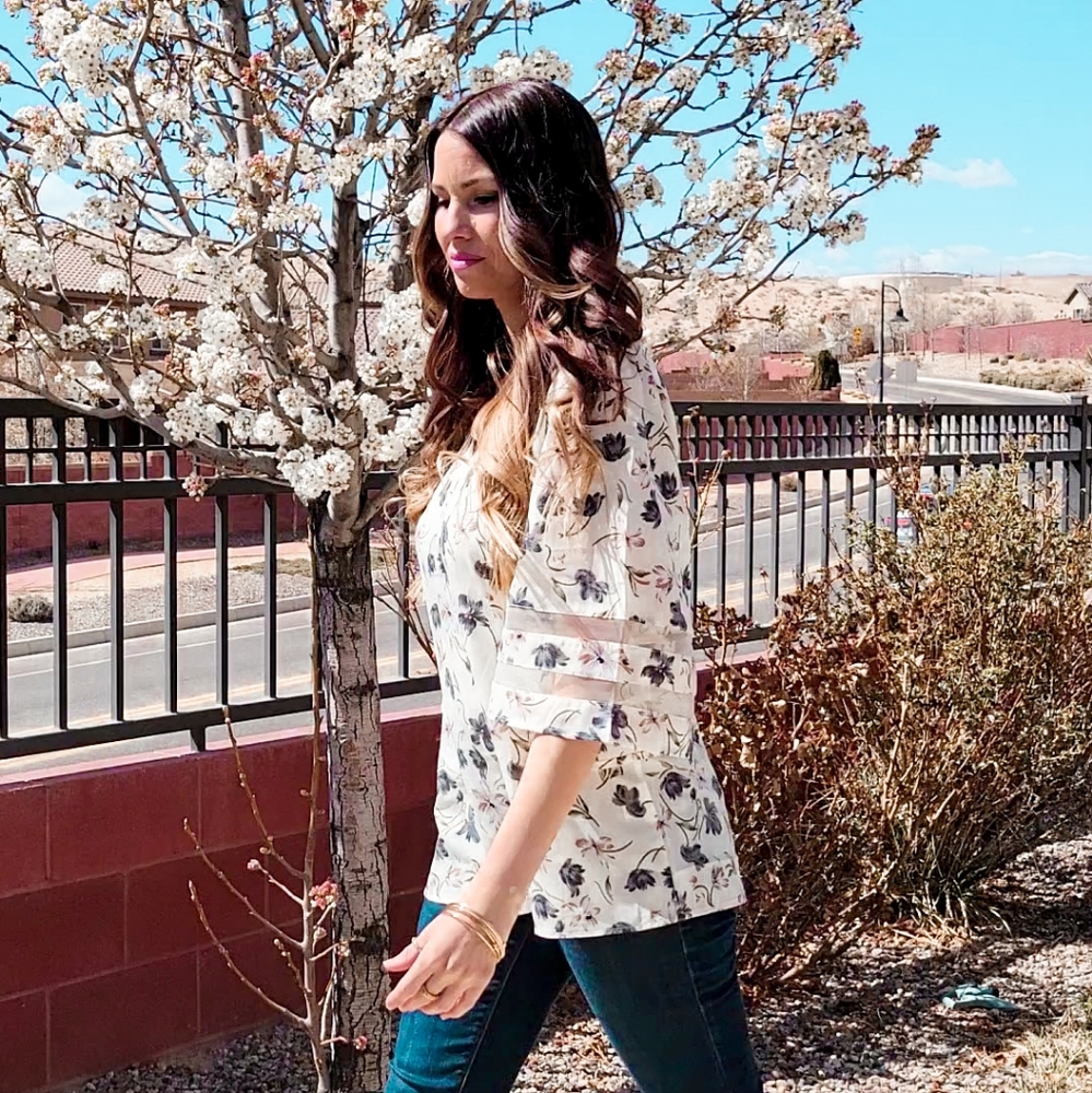 Amazon Floral Top - Picture 3 of 3